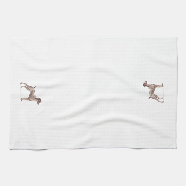 Linge De Cuisine Indicateur aux cheveux courts allemand (Horizontal)