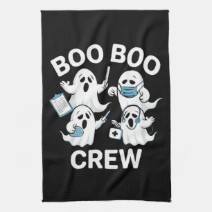 Linge De Cuisine Infirmière d'Halloween Cadeau Boo Boo Infirmière d