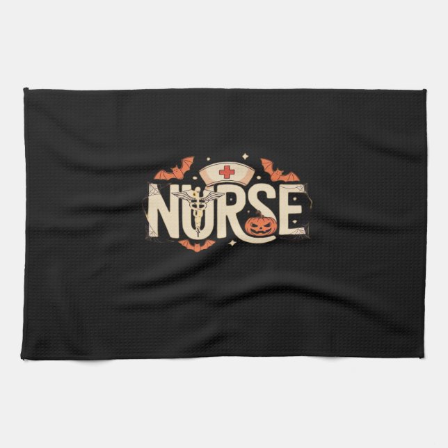 Linge De Cuisine Infirmière d'Halloween T-Shirt classique (Horizontal)