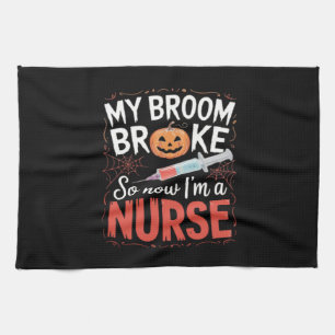 Linge De Cuisine Infirmière Funny Halloween Infirmière essentielle 