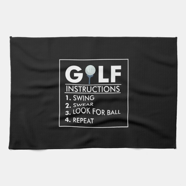 Linge De Cuisine Instructions de golf Swing Sweet Look Ball Reprise (Horizontal)