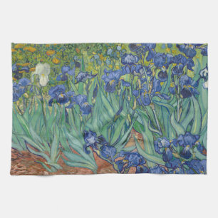 Linge De Cuisine Iris, Peinture à l'huile florale, Vincent Van Gogh