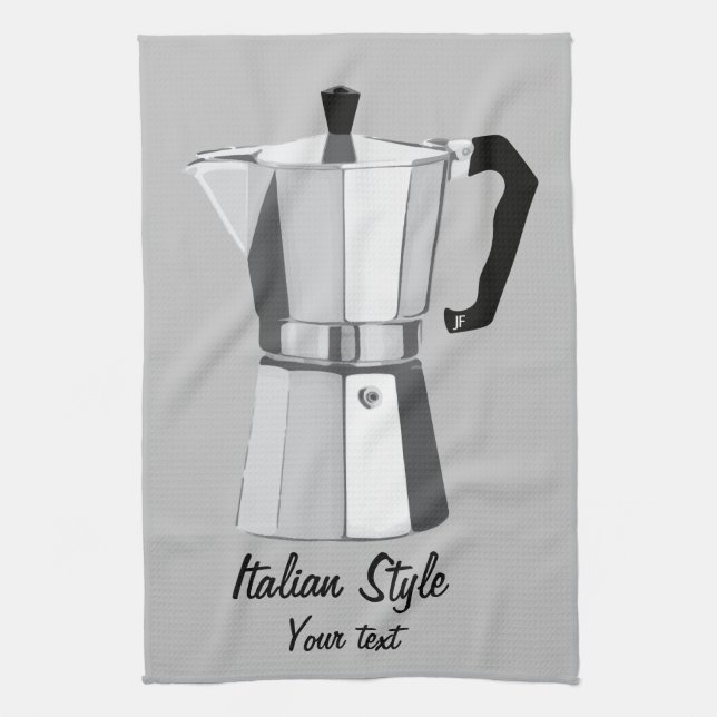 Linge De Cuisine Italien Moka (Vertical)