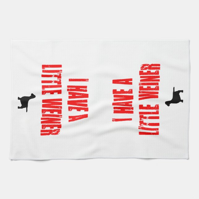 Linge De Cuisine J'ai une petite blague Weiner (Horizontal)