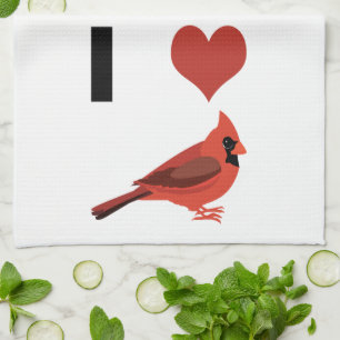 Linge De Cuisine J'aime les cardinaux