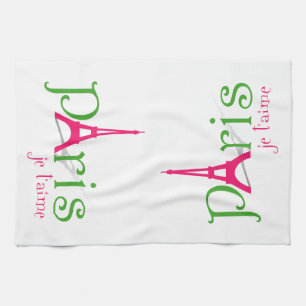 Linge De Cuisine J'aime Paris