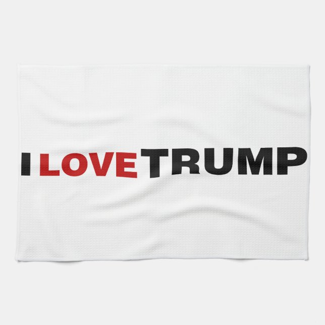 Linge De Cuisine J'aime Trump (Horizontal)
