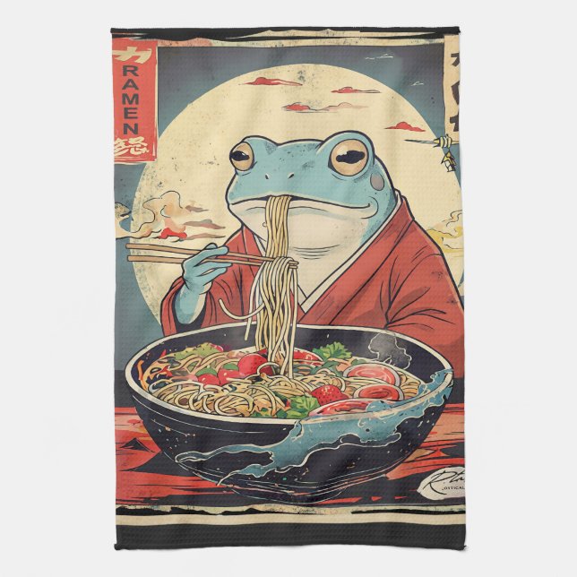 Linge De Cuisine Japanese Frog Ramen Anime fans (Vertical)