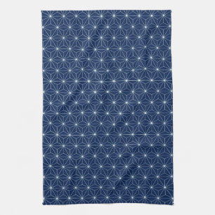 Linge De Cuisine Japonais Indigo Blue