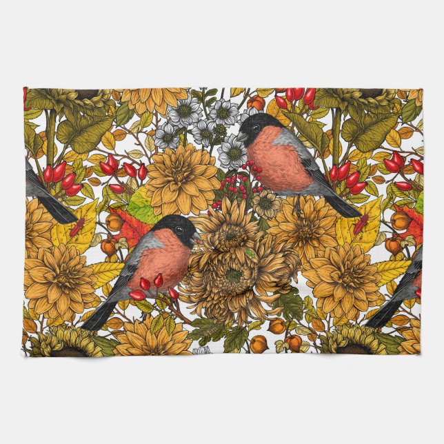 Linge De Cuisine Jardin d'automne 1 (Horizontal)