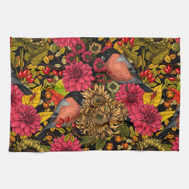 Linge De Cuisine Jardin d'automne 2 (Horizontal)