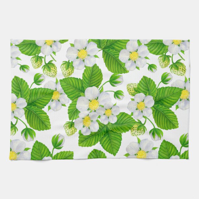 Linge De Cuisine Jardin de fraises 2 (Horizontal)