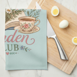 Linge De Cuisine Jardin de lecture Cottagecore Floral Club
