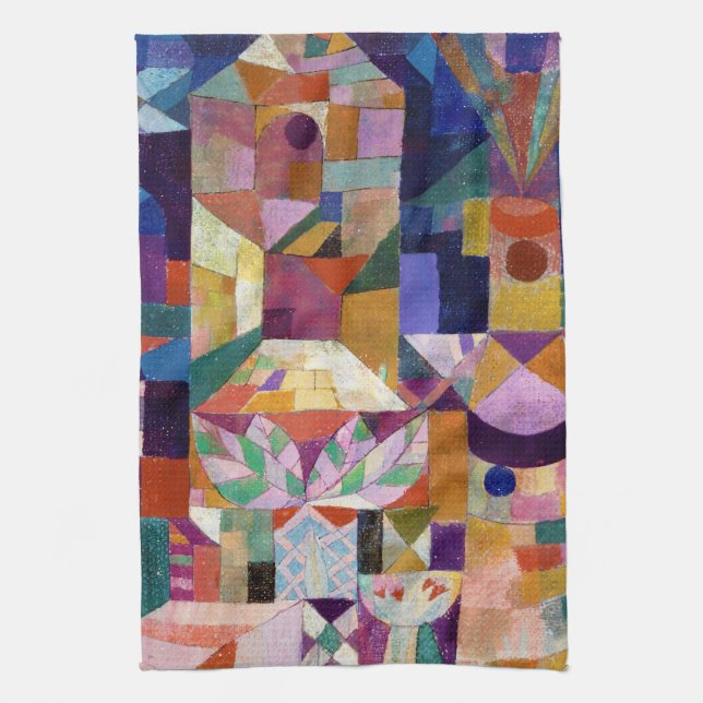 Linge De Cuisine Jardin du château, Paul Klee (Vertical)