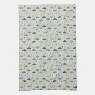 Linge De Cuisine Jardin Floral de Pluie Serein (4)