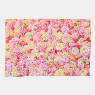 Linge De Cuisine Jardin rose
