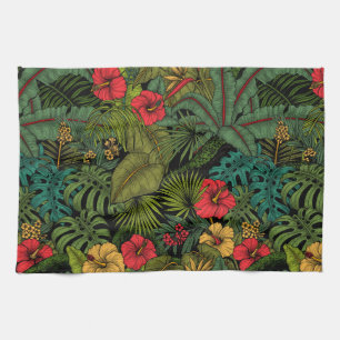 Linge De Cuisine Jardin tropical