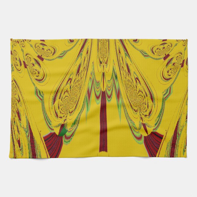 Linge De Cuisine jaune (Horizontal)
