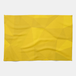 Linge De Cuisine Jaune, moderne, cool, tendance, art géométrique ur