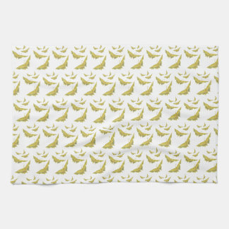 Linge De Cuisine Jaune Vieux Monde Swallowtail motif papillon
