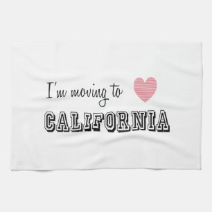 Linge De Cuisine Je déménage en Californie