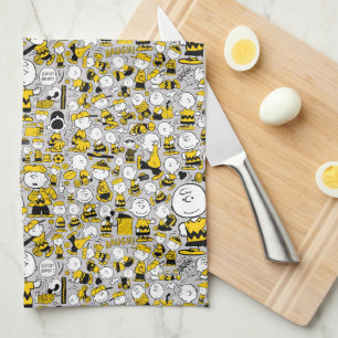 Linge De Cuisine Je Suis Charlie Motif Brown