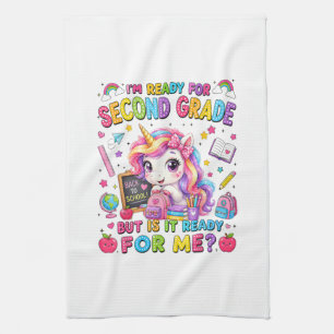 Linge De Cuisine Je suis prêt pour la licorne de CE1 premier jour