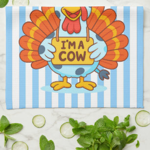 Linge De Cuisine Je suis une dinde vache Déguisement drôle de Tha