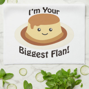 Linge De Cuisine Je suis votre plus grand flan !