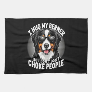 Linge De Cuisine J'embrasse mon Berner pour que je n'étrangle pas l