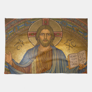 Linge De Cuisine Jésus-Christ - Belle œuvre d'art chrétienne