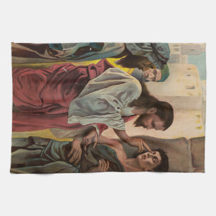 Linge De Cuisine Jésus-Christ guérissant l'aveugle