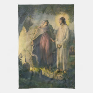Linge De Cuisine Jésus Christ ressuscité par la tombe par ML Greer
