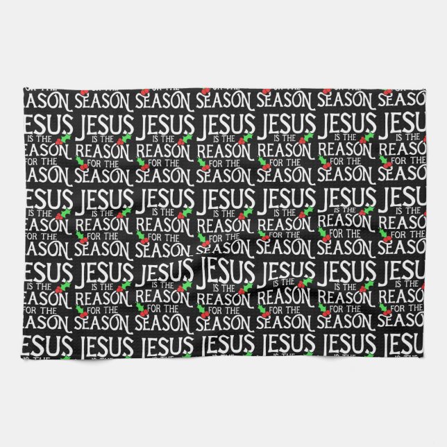 Linge De Cuisine Jésus est la raison de la saison (Horizontal)