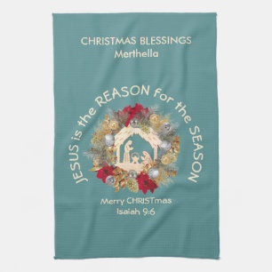 Linge De Cuisine JÉSUS PERSONNALISÉ EST LA RAISON DE Noël