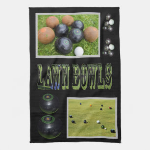 Linge De Cuisine Jeu de boules sur gazon,