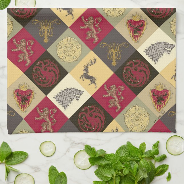 Linge De Cuisine Jeu de Trones Motif sigil (Plié)