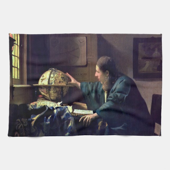 Linge De Cuisine Johannes Vermeer - L'astronome (Horizontal)