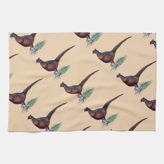 Linge De Cuisine Joli Bague Cou Pheasant Tan (Horizontal)
