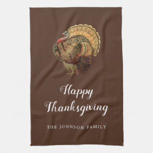 Linge De Cuisine Joli Bon thanksgiving de Turquie Vintage