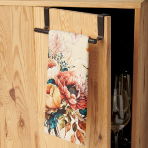 Linge De Cuisine Joli bouquet de chute de boho