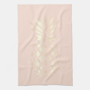 Linge De Cuisine Joli cuivre rose or ananas et rose roux