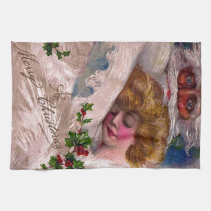 Linge De Cuisine Joli Noël déplaisant de femme du père noël