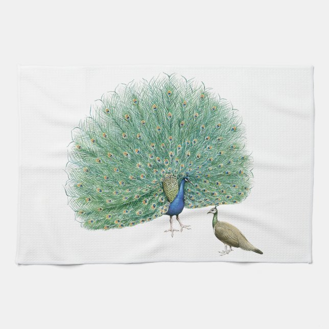 Linge De Cuisine Joli Peacock (Horizontal)