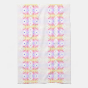 Linge De Cuisine Joli tea-serviette à thé imprimé marron rose