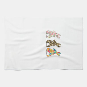 Linge De Cuisine Jolis lapins de Pâques Léopard Bunny et Flower Bun