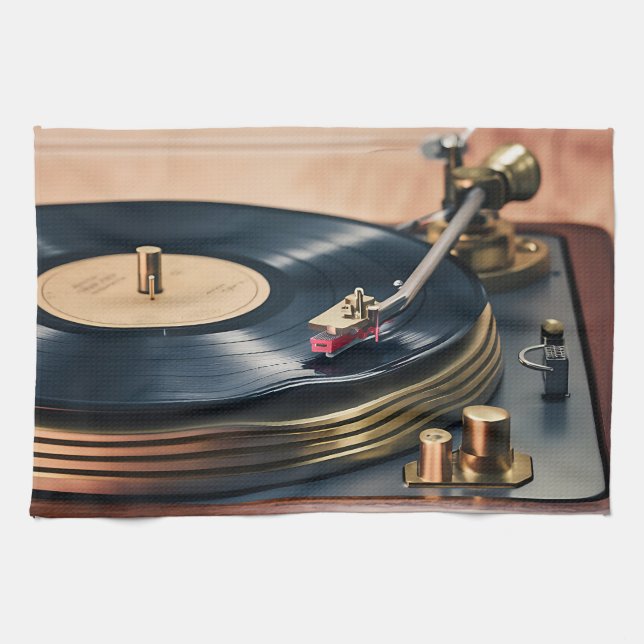 Linge De Cuisine Joueur d'enregistrement en action (Horizontal)