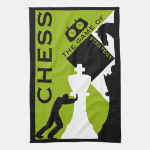 Linge De Cuisine Joueurs d'échecs