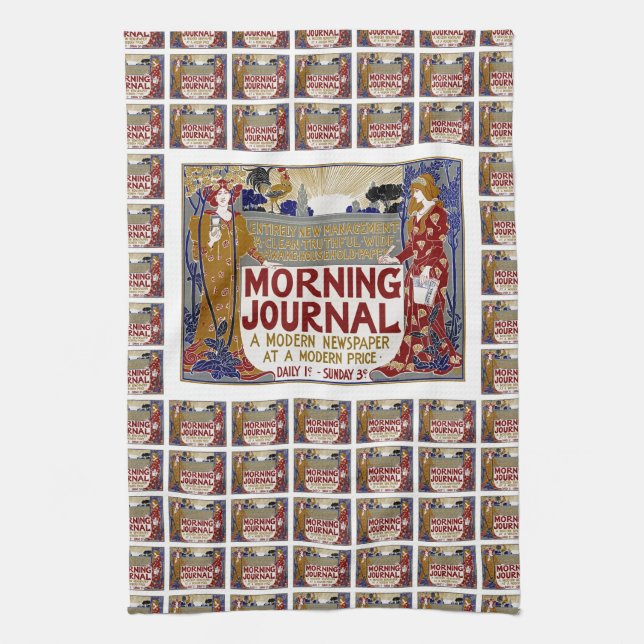 Linge De Cuisine Journal de matin (Vertical)