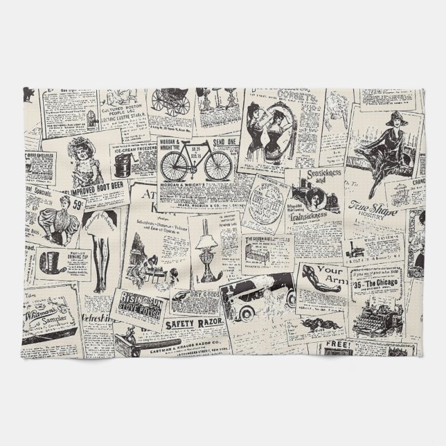 Linge De Cuisine Journal vintage (Horizontal)